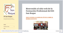 Desktop Screenshot of fpsanroque.es